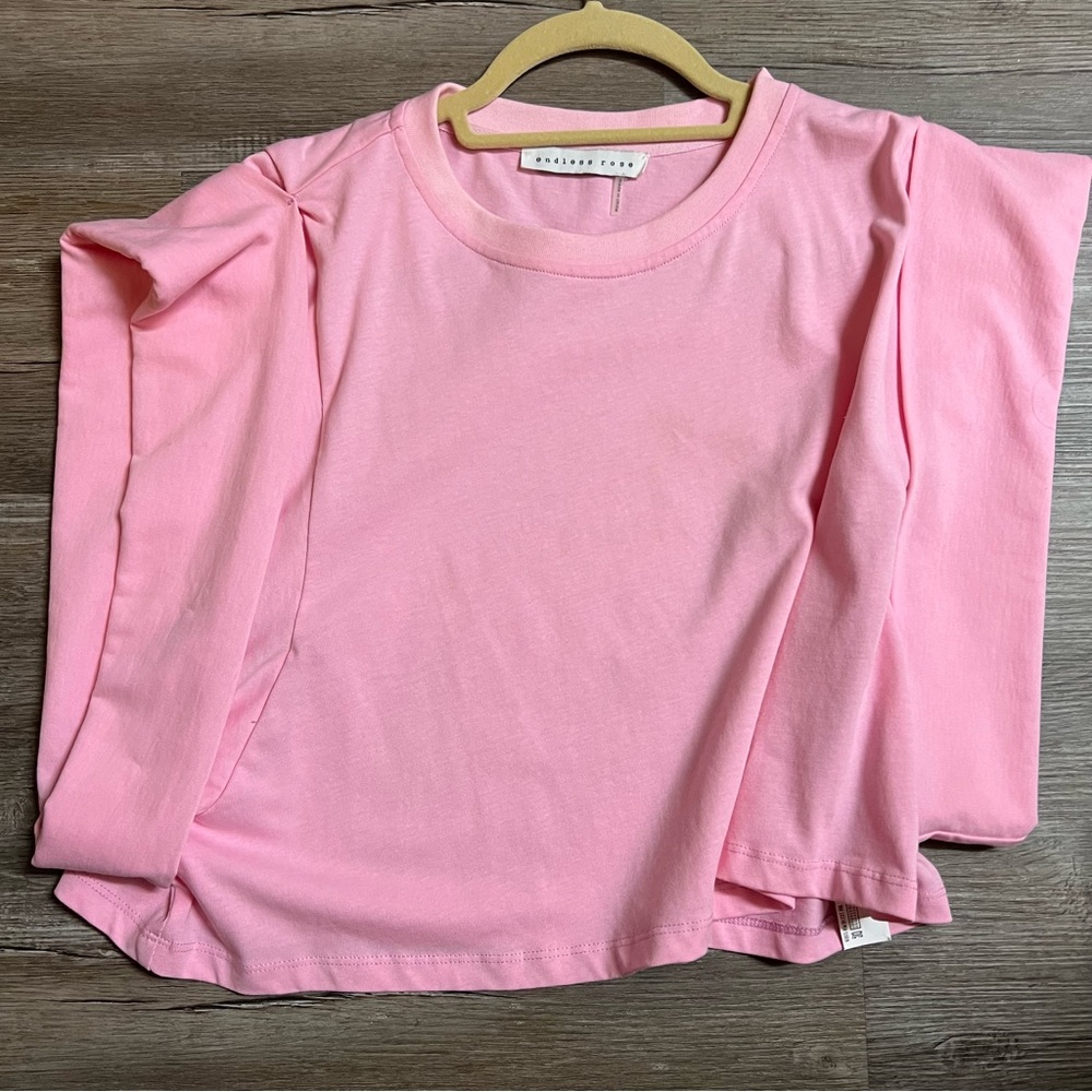 Pink Crop Top